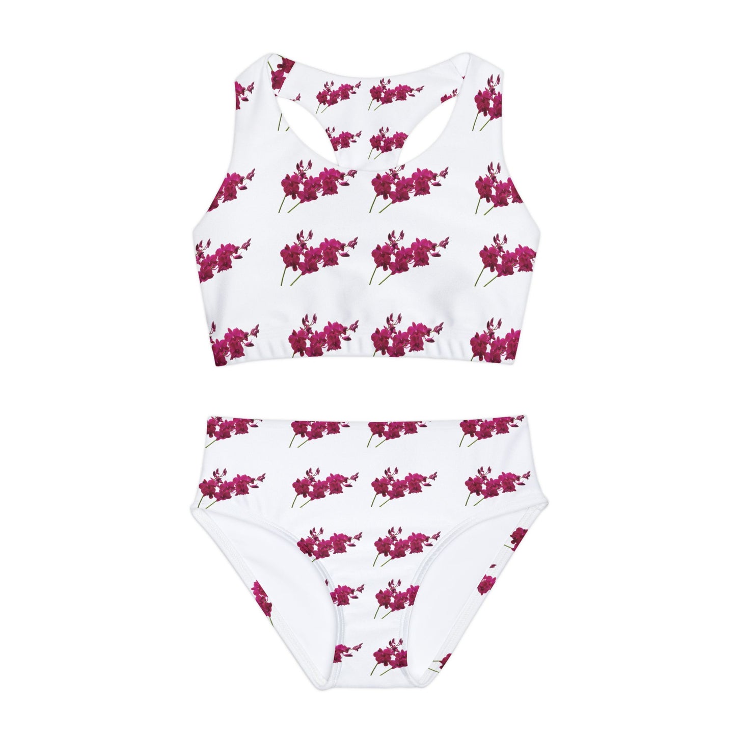 Girls Two Piece Swimsuit (AOP)